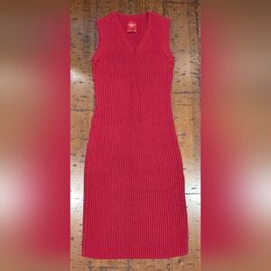 A&F  L Sweater Knit Sleeveless Dress